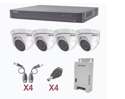 KIT CCTV 4 CANALES TURBO HD 1080