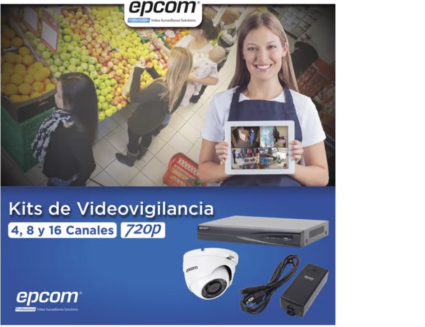 KIT CCTV 4 CANALES TURBO HD 1080