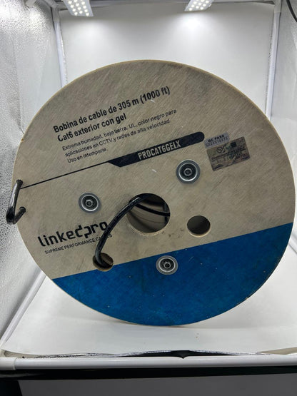 UTP CAT6 CAL.23 EXTERIOR CON GEL LINKECPRO
