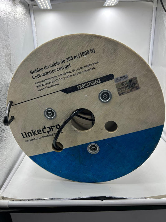 UTP CAT6 CAL.23 EXTERIOR CON GEL LINKECPRO