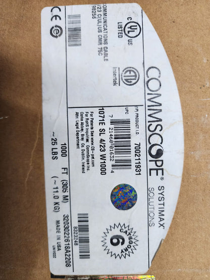 CABLE UTP CAT.6 COMMSCOPE GRIS