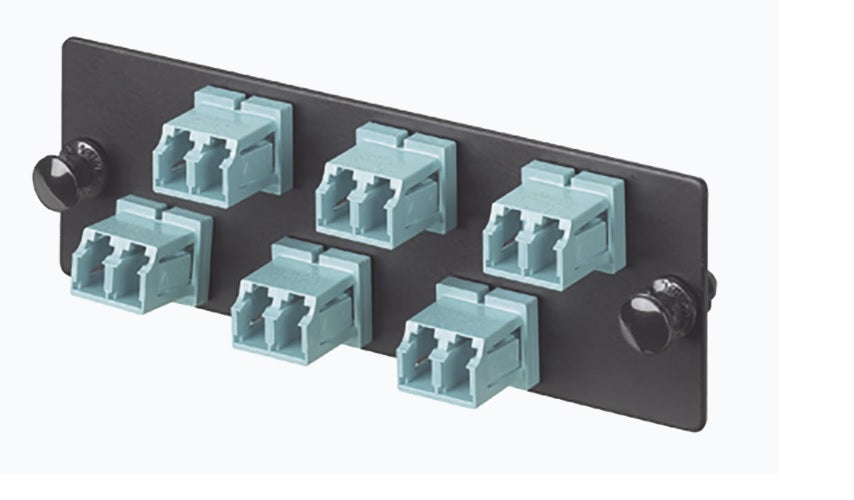 Placa acopladora de fibra optica  mca. panduit